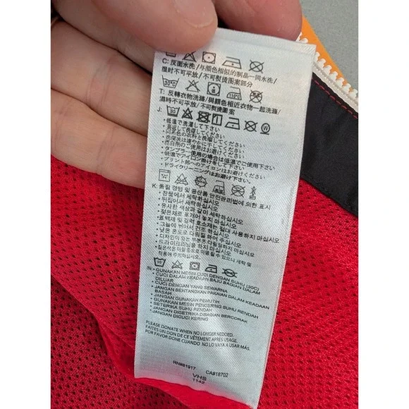 Nike Kids retro Colorblock Zip Up Hooded‎ Windbreaker Jacket XS (3-4) 98-104cm - Picture 8 of 9